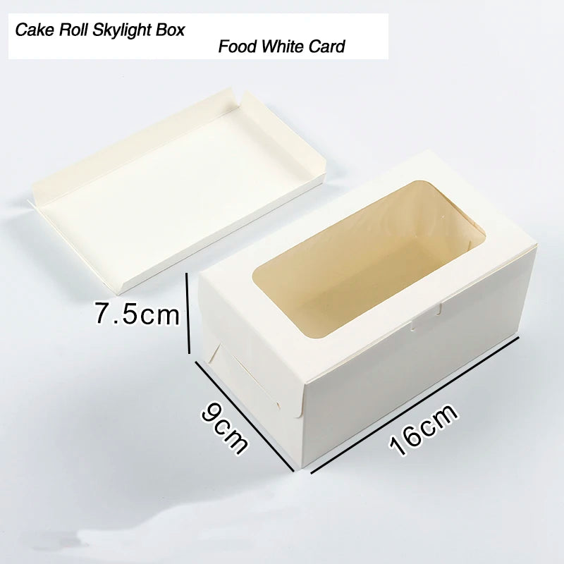 Jinkuang Cake Boxes with Window for Cup Cake, Birthday Party, Wedding, Valentine's Day Xma