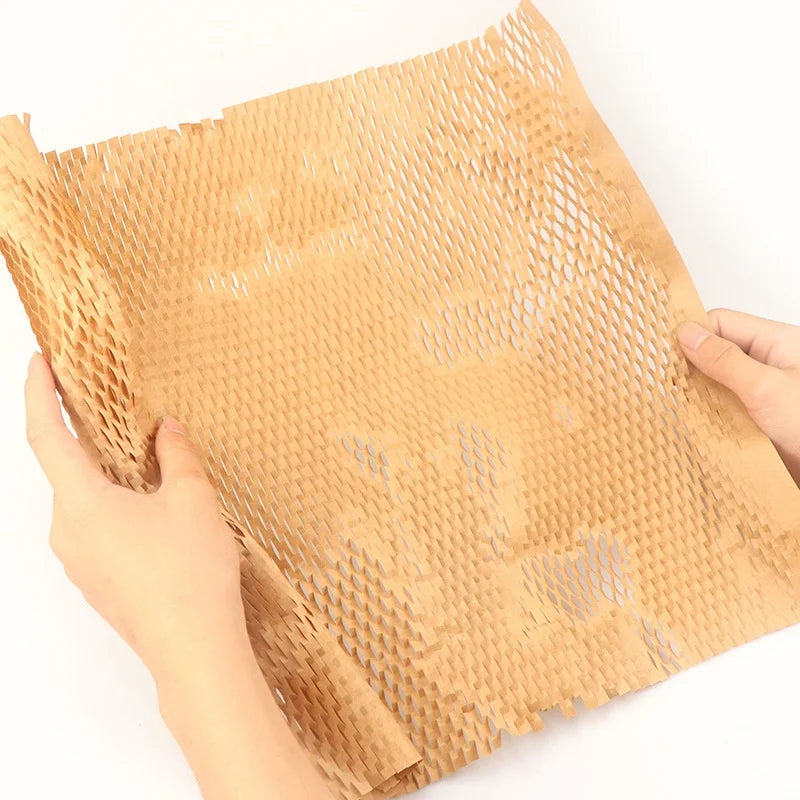 Hot Selling Biodegradable Custom Size Recyclable Waterproof and Shockproof Packaging Gift Honeycomb Kraft Paper