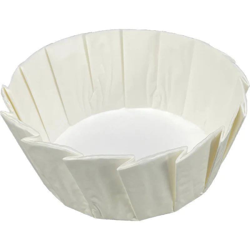 Wholesale Disposable Wood Color Basque Cake Paper Trays Multi-gauge Cupcake Baking Cupcake Cupcake Moulds