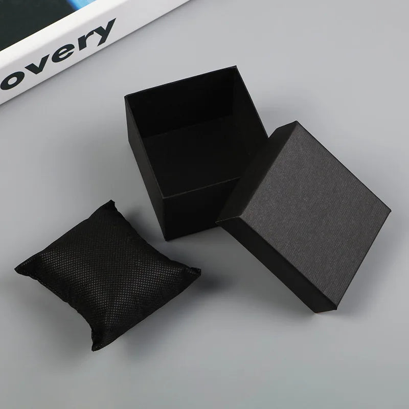 Wholesale Customized square Luxury Watch Packaging Paper Box with Customizable Lid and Basic Watch Box Display Gift Box