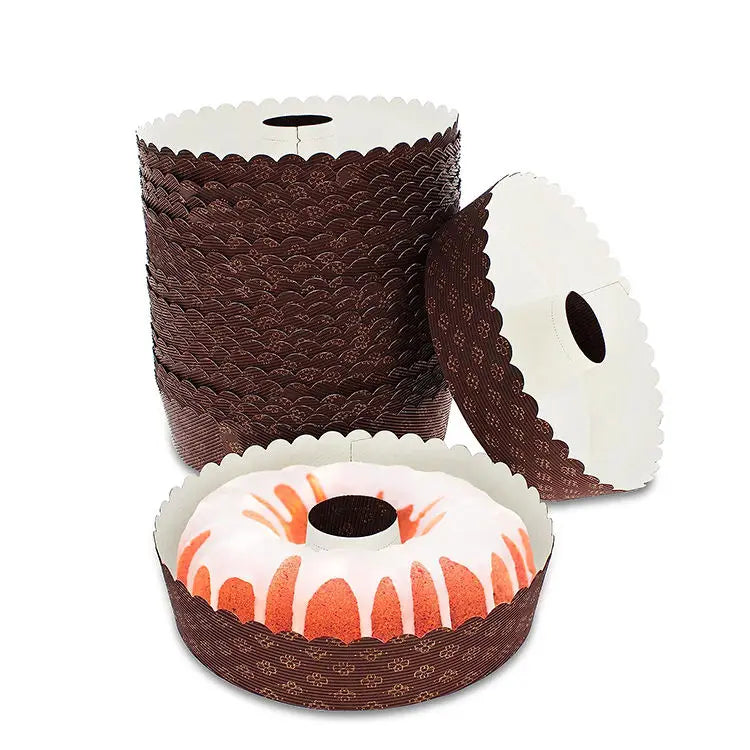 High End Customized Disposable Circular Chiffon Cake Baking Tray, High-quality and High-temperature Resistant Baking Bread Mold