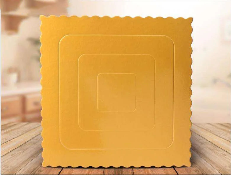 Square Food Grade Baking Base 4 6 8 10 12 Square Size Cake Board Stacked Layered Cake Decoration Gift Thickened Cake Base