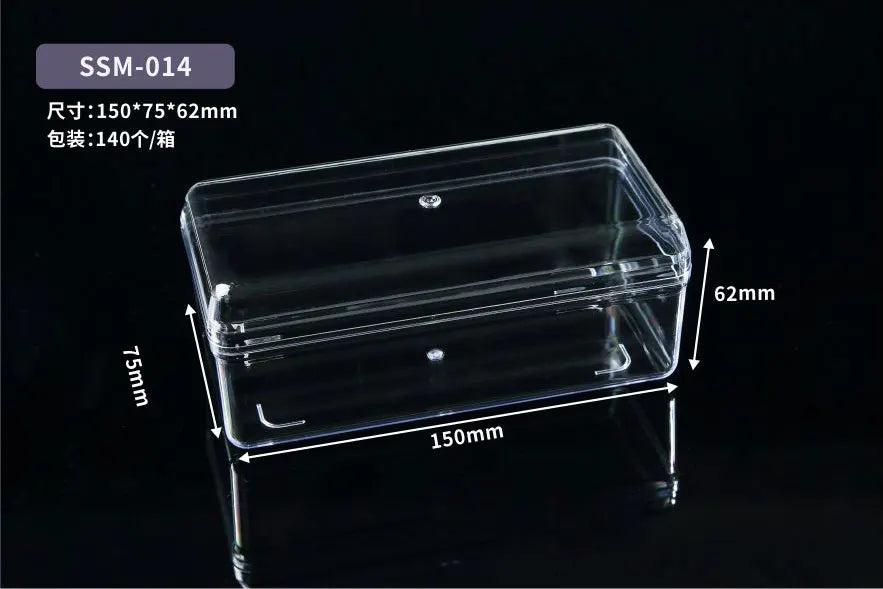 Customized High-quality and Large-sized Food Grade Plastic Transparent Biscuit Box, Pastry and Dessert Tiramisu Box