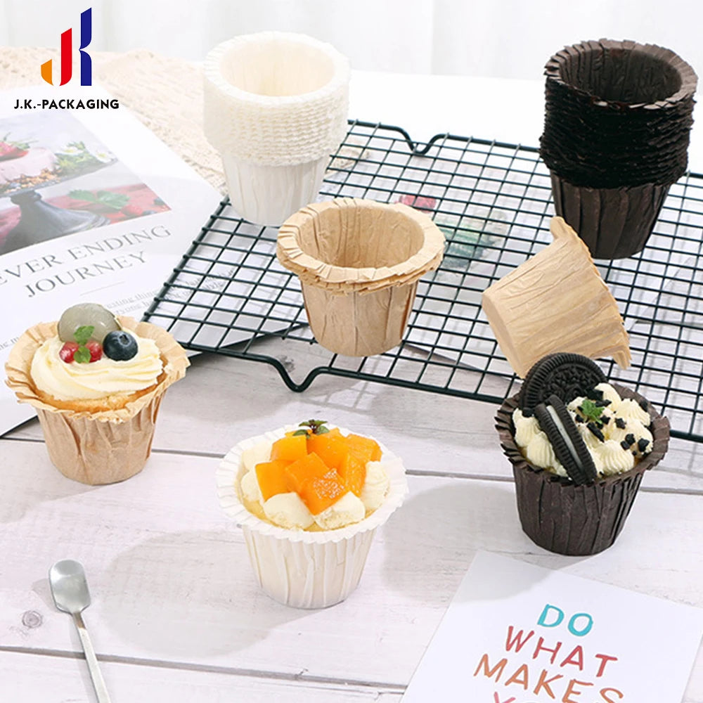 Wholesale Muffin Wrapper Cupcake Liners Hat Cup Disposable Cake Cup Box High Temperature Waterproof Muffin Cup Cake Baking