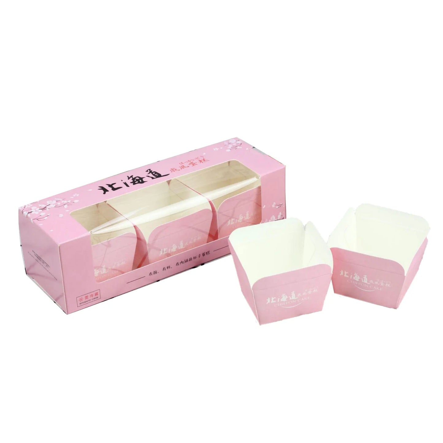 Hokkaido Chiffon Cake Paper Cup Cup Large square Paper Tomafin Cup Mold Baking Oven Special Baking