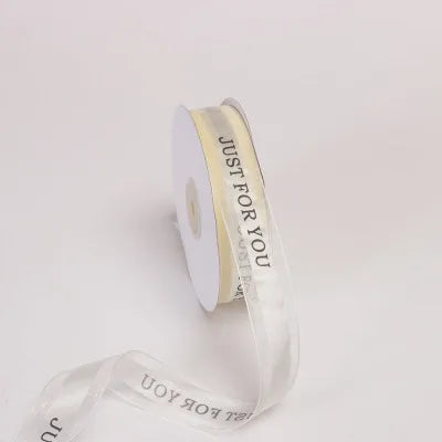 Wholesale 2.5cm Width Gift Decoration Satin Ribbon pink Decorative Ribbons for Happy Birthday