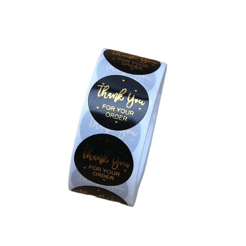 Thank You Stickers for Small Business Round Waterproof Stickers Vinyl Sticker