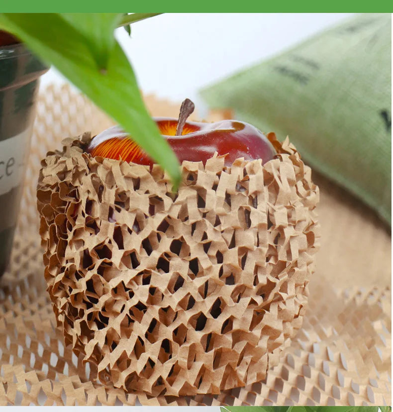 Hot Selling Biodegradable Custom Size Recyclable Waterproof and Shockproof Packaging Gift Honeycomb Kraft Paper