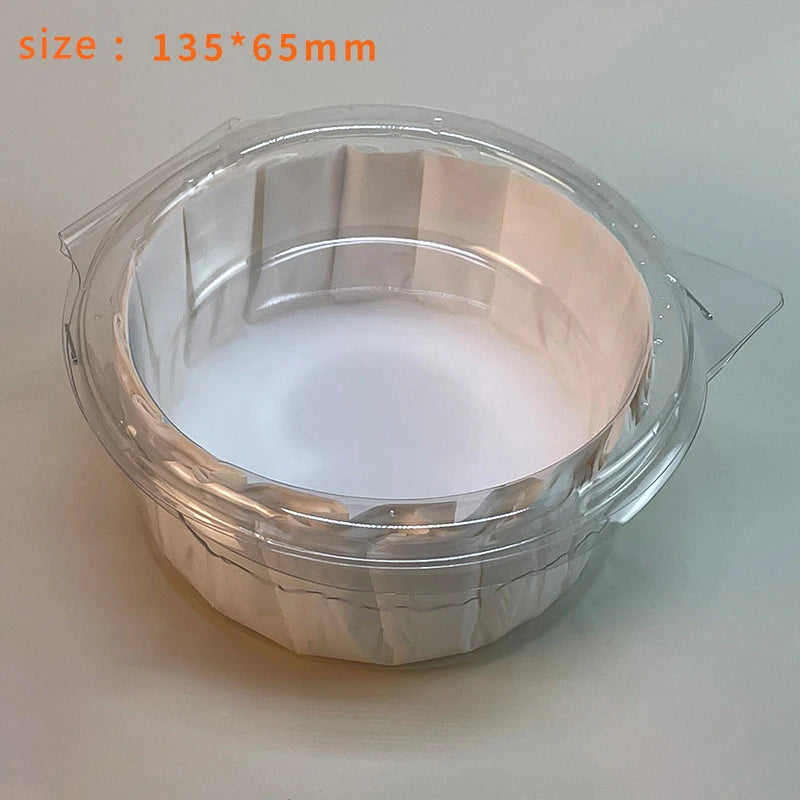 Wholesale Disposable Wood Color Basque Cake Paper Trays Multi-gauge Cupcake Baking Cupcake Cupcake Moulds
