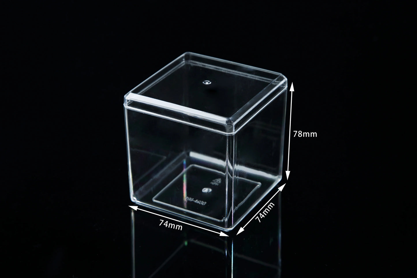 Customized High-quality and Large-sized Food Grade Plastic Transparent Biscuit Box, Pastry and Dessert Tiramisu Box