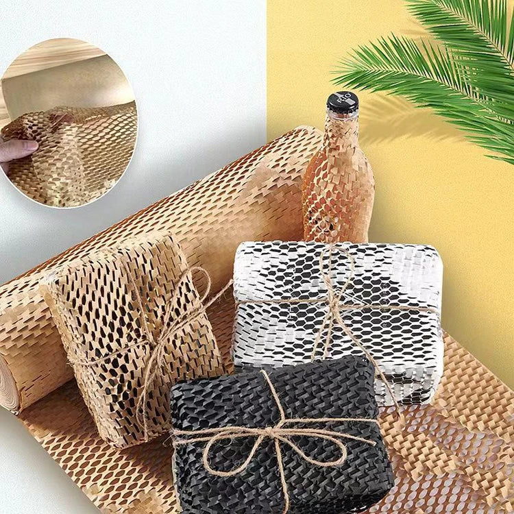 Custom Hot-selling Multi-color Biodegradable Waterproof and Shock-proof Packaging Gift Honeycomb Paper