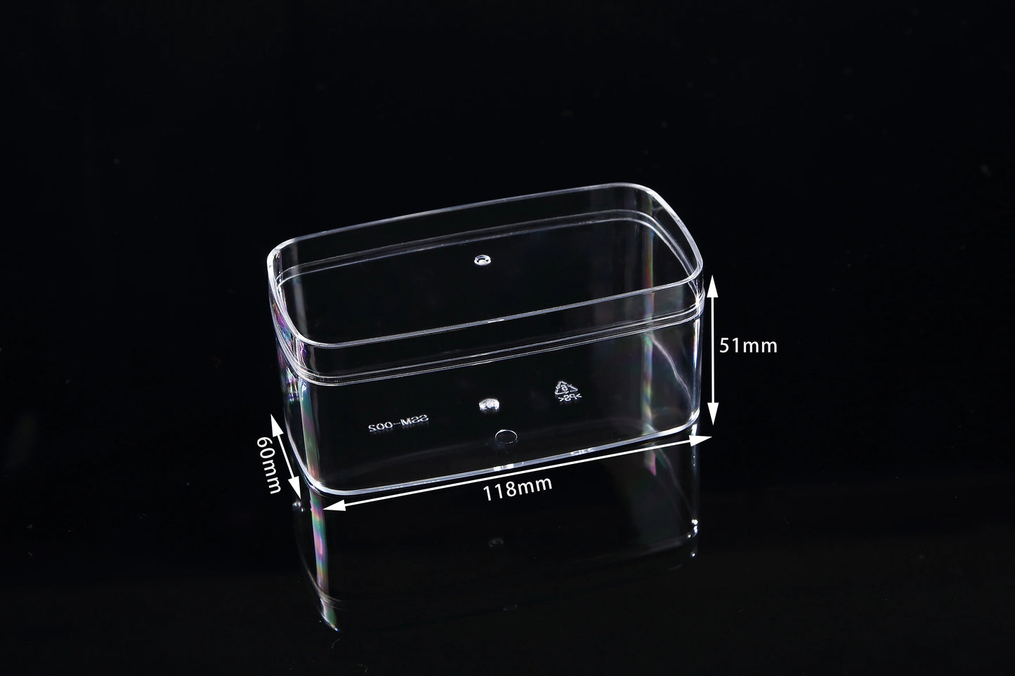 Customized High-quality and Large-sized Food Grade Plastic Transparent Biscuit Box, Pastry and Dessert Tiramisu Box