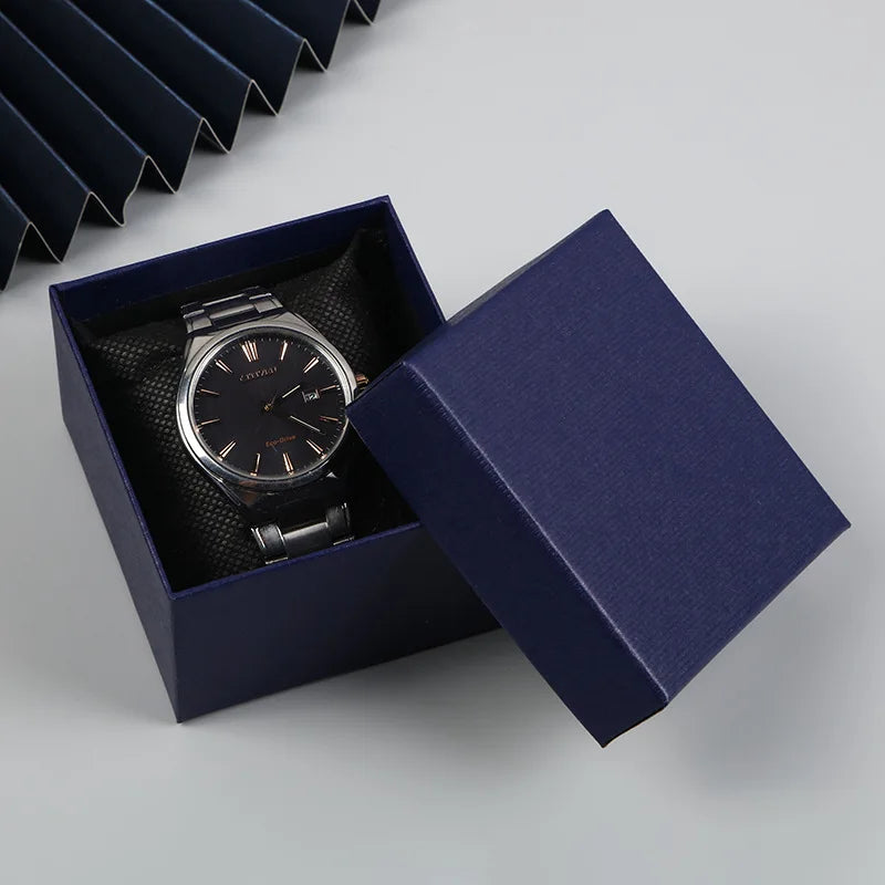 Wholesale Customized square Luxury Watch Packaging Paper Box with Customizable Lid and Basic Watch Box Display Gift Box