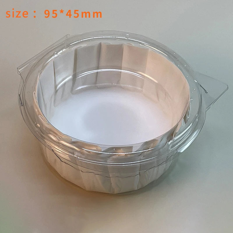 Wholesale Disposable Wood Color Basque Cake Paper Trays Multi-gauge Cupcake Baking Cupcake Cupcake Moulds