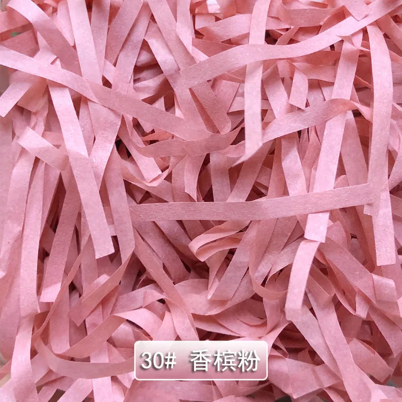 Lafite Papyrus Wholesale Color Ruffled Cut Paper Papyrus Stuffing Packaging for Luxury Gift Box Stuffing