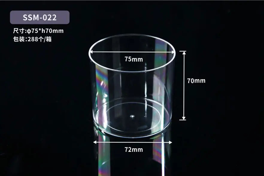Customized High-quality and Large-sized Food Grade Plastic Transparent Biscuit Box, Pastry and Dessert Tiramisu Box