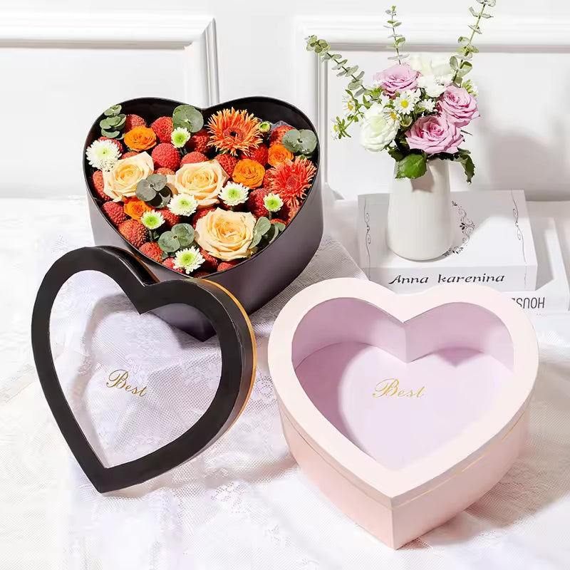 Gift Heart Flower Paper Box Birthday Gift
