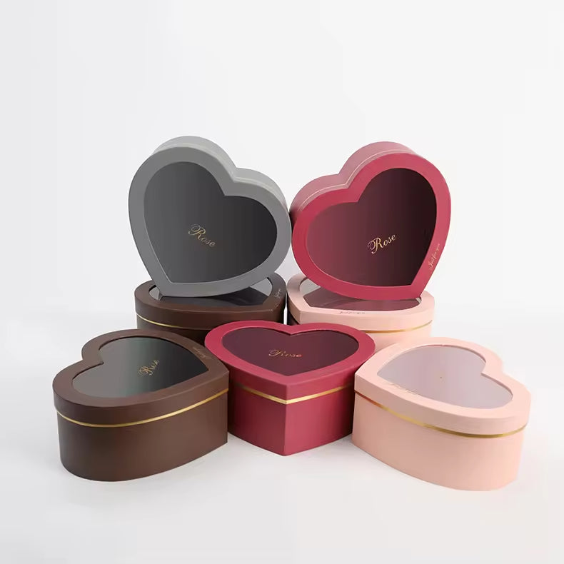 Gift Heart Flower Paper Box Birthday Gift