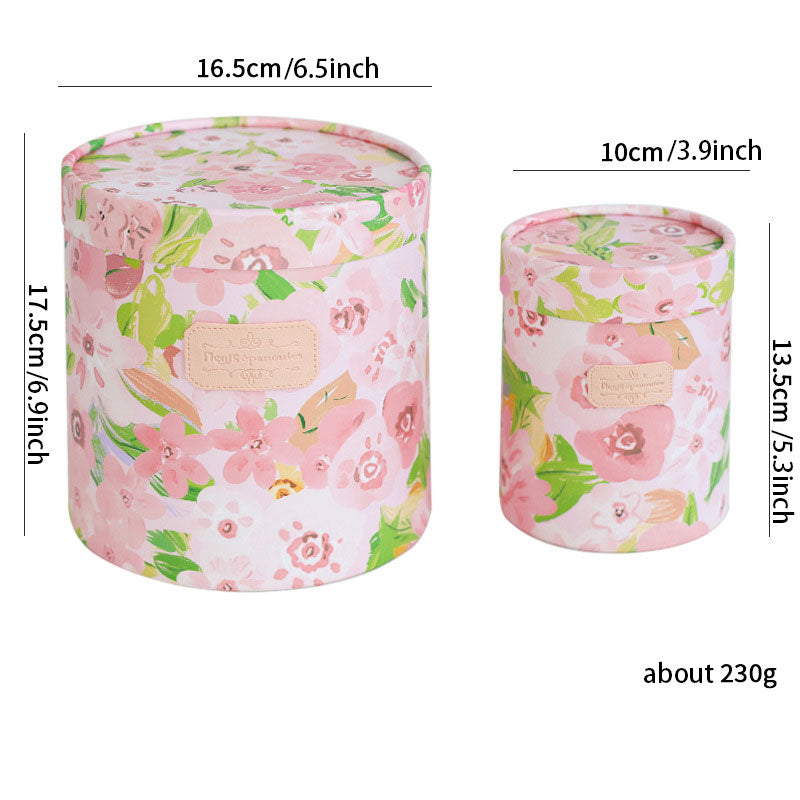 Drawer Box Cylinder Flower Bucket Flower Box