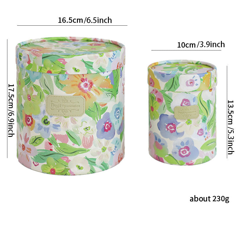 Drawer Box Cylinder Flower Bucket Flower Box