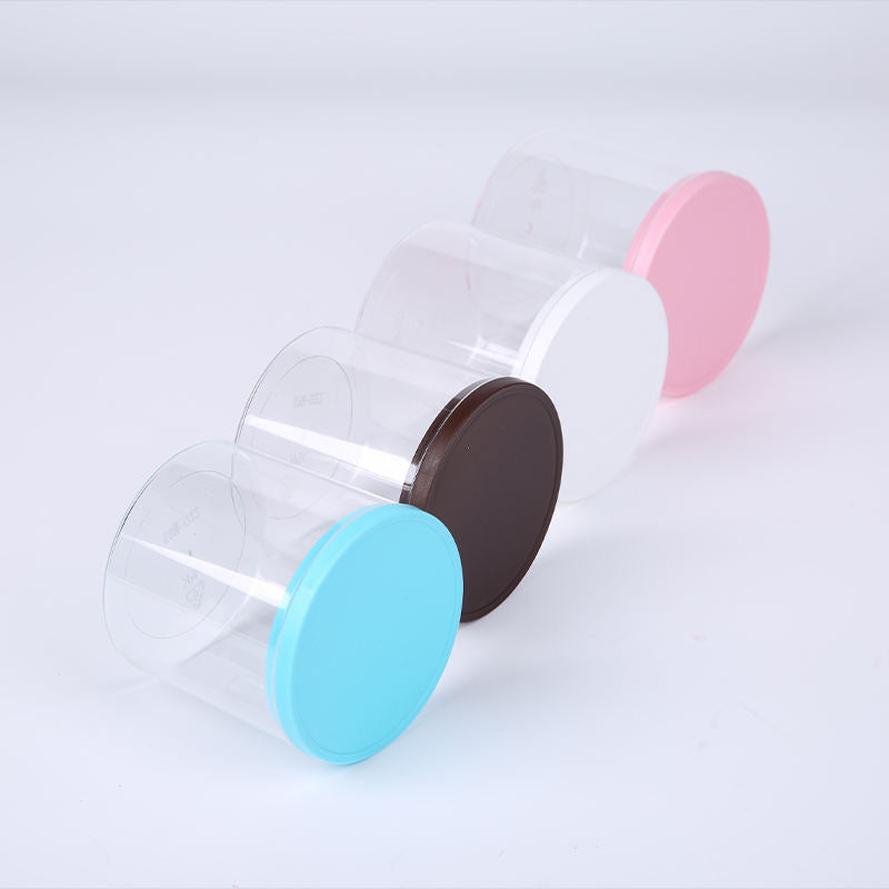 Disposable Transparent Snack sealed Chocolate and Candy Plastic Jars