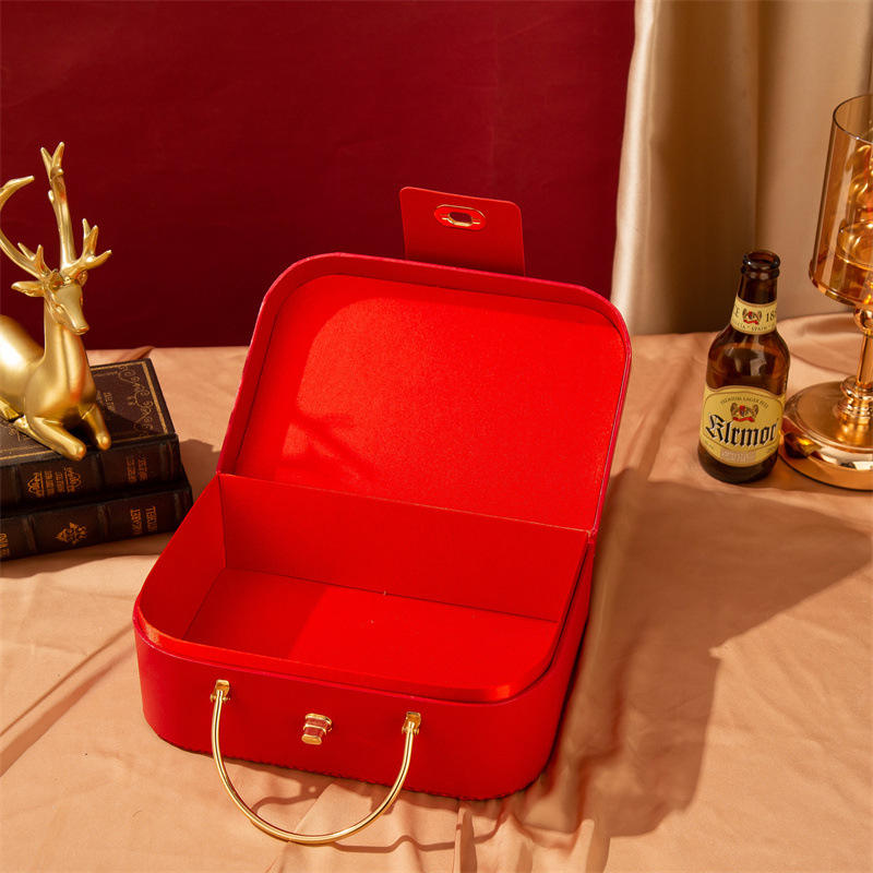 New Leather High-end Creative Handheld Gift Boxes