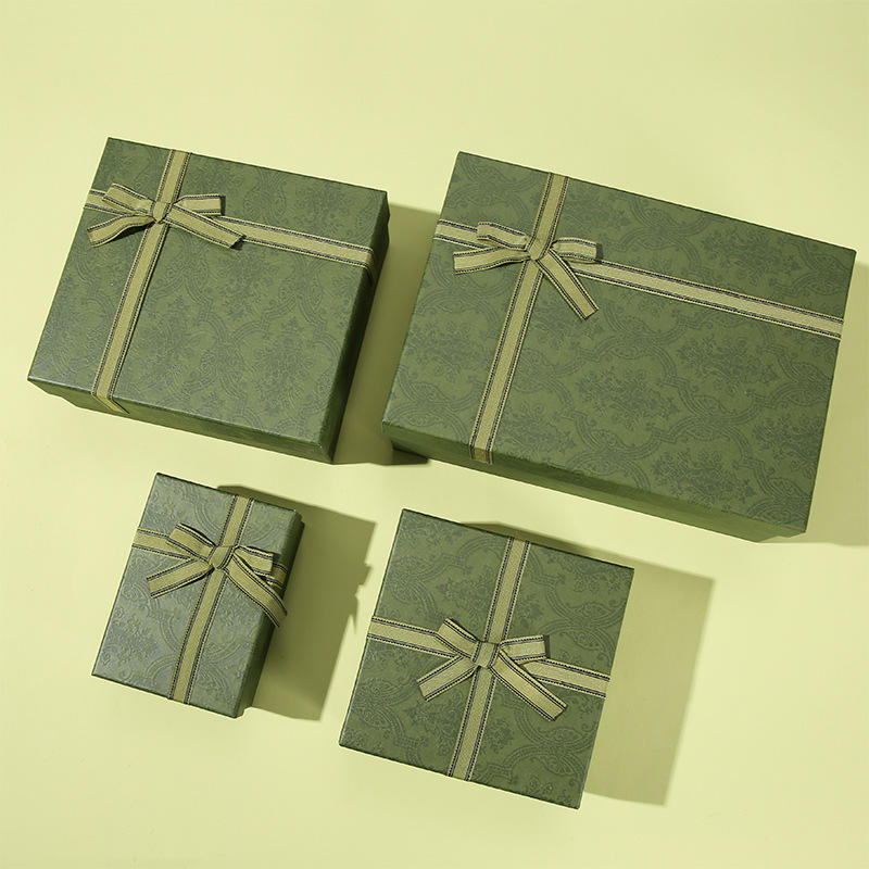 Luxury Printed Ribbon Magnetic Gift Boxes
