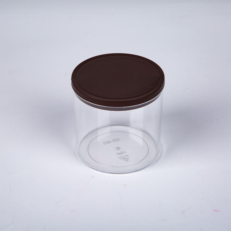 Disposable Transparent Snack sealed Chocolate and Candy Plastic Jars