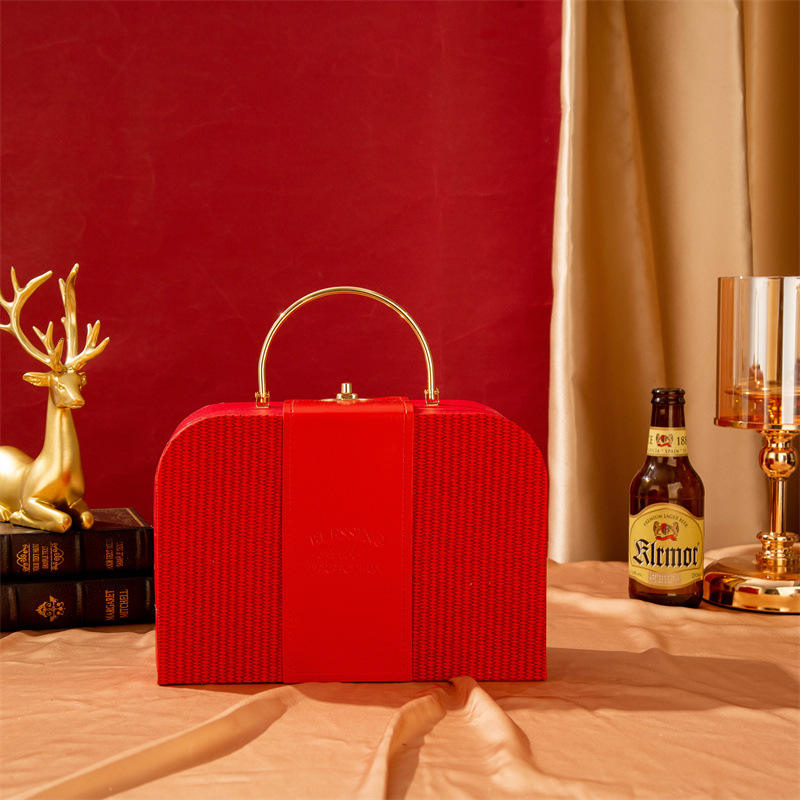 New Leather High-end Creative Handheld Gift Boxes
