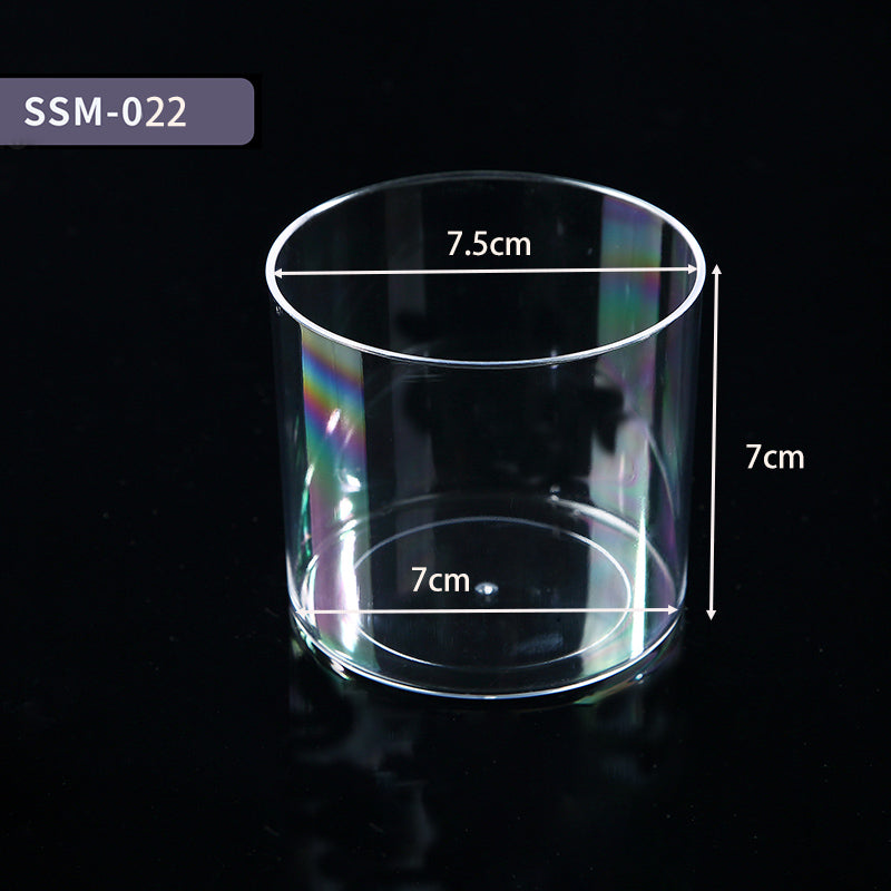 Transparent nine-grid dessert box, cupcake box, picnic packaging box