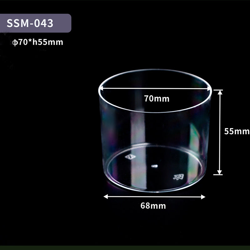 Transparent nine-grid dessert box, cupcake box, picnic packaging box