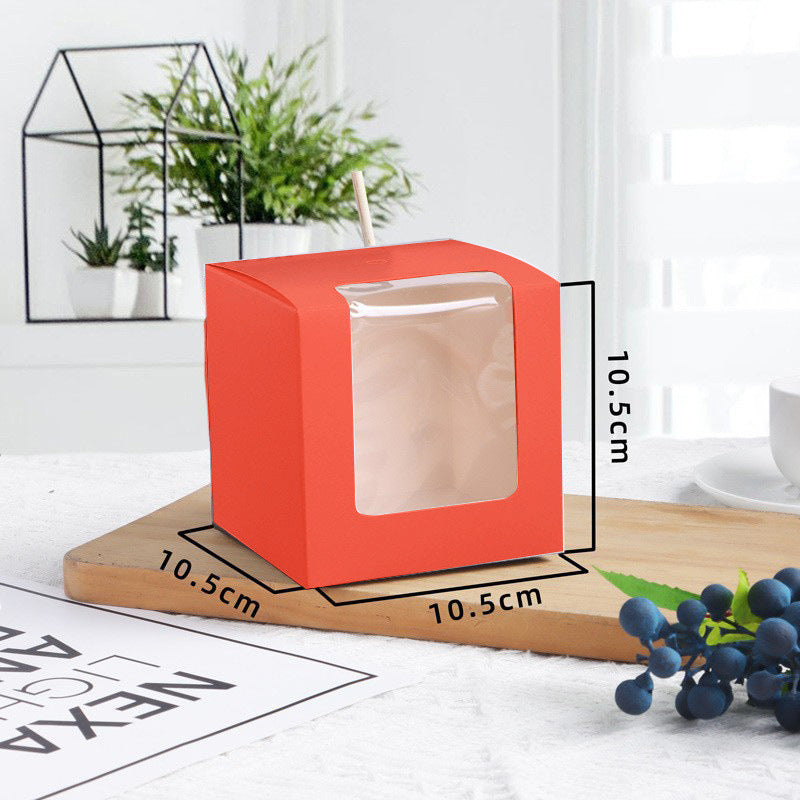 Individual Cupcake Containers, Cupcake Boxes with Window, Food Grade Cupcake Holders with Inserts