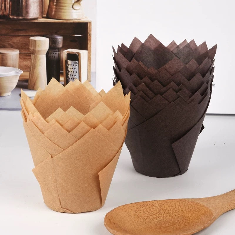 Cupcake Liners, Muffin Liners for Baking by Baker’s Signature – 200pcs of Parchment Paper Cups Cupcake Wrappers