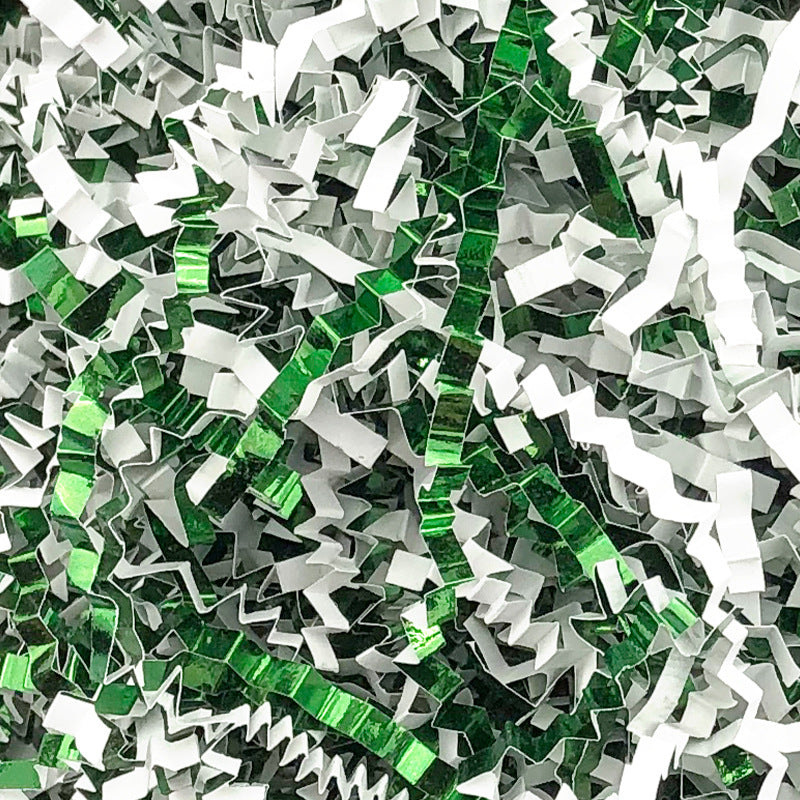 Cut Paper Baskets Grass for Shipping Boxes Decorations Wrappings (Metallic Gold)
