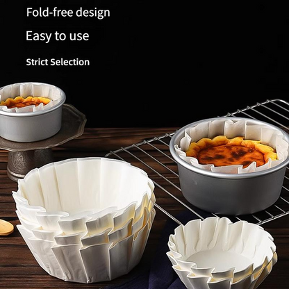 Basques Cake Paper Disposable Parchment Liners Baking Pan Liner