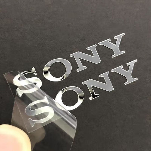 Custom Printed Packaging Labels logo Transfer Stickers 3d Metal Stickers