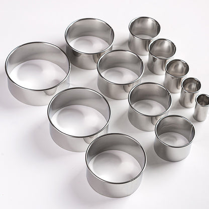 304 stainless steel round cake cutting mold