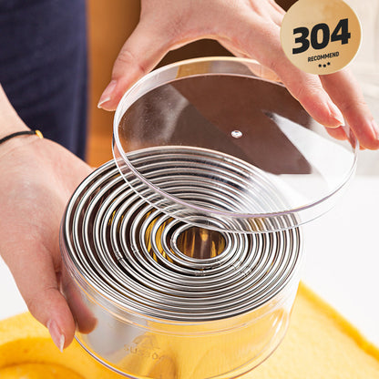 304 stainless steel round cake cutting mold