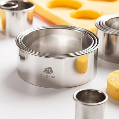 304 stainless steel round cake cutting mold