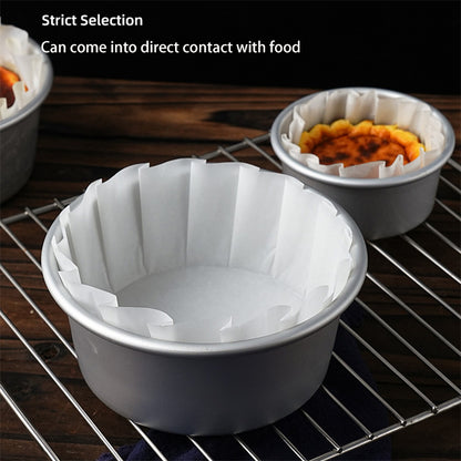 Basque cake oil paper tray 4/6/8 inches non-folding paper tray cake mold