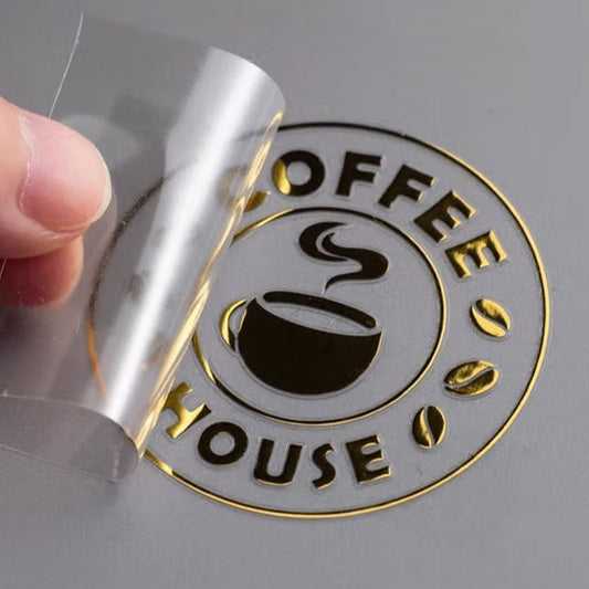 Custom Printed Packaging Labels logo Transfer Stickers 3d Metal Stickers