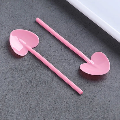 100pcs/bag Wholesale Cheap Price Disposable Plastic Muti Colorful Ice Cream Spoons