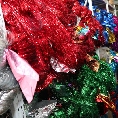 Hot-selling Glitter Bright Color Metal Lafite Fold Tissue Paper Packing Filler Gift Box Metal Jewelry Filling Color Silk