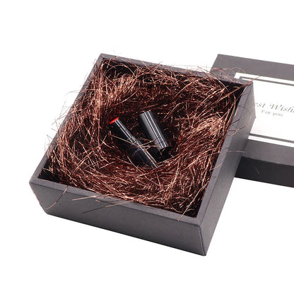 Hot-selling Glitter Bright Color Metal Lafite Fold Tissue Paper Packing Filler Gift Box Metal Jewelry Filling Color Silk