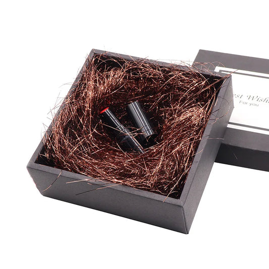 Hot-selling Glitter Bright Color Metal Lafite Fold Tissue Paper Packing Filler Gift Box Metal Jewelry Filling Color Silk