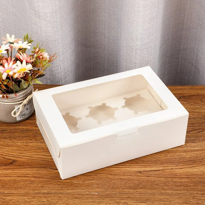 Wholesale Takeaway Transparent Cake Boxes with Window Luxury Cake Packaging Mini Cake Box