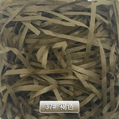 Lafite Papyrus Wholesale Color Ruffled Cut Paper Papyrus Stuffing Packaging for Luxury Gift Box Stuffing