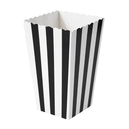 Disposable Popcorn Box  Chicken Rice Krispies Birthday Party Table Stuff Paper Box  Square Folding Packing Popcorn Box Food