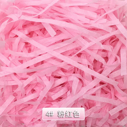 Lafite Papyrus Wholesale Color Ruffled Cut Paper Papyrus Stuffing Packaging for Luxury Gift Box Stuffing