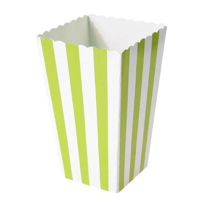 Disposable Popcorn Box  Chicken Rice Krispies Birthday Party Table Stuff Paper Box  Square Folding Packing Popcorn Box Food